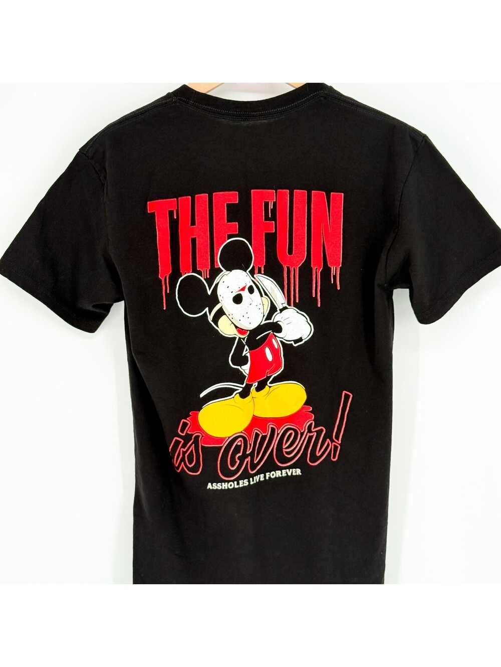 Linda Finegold A**holes Live Forever Mickey Mouse Men S - Picture 5 of 8